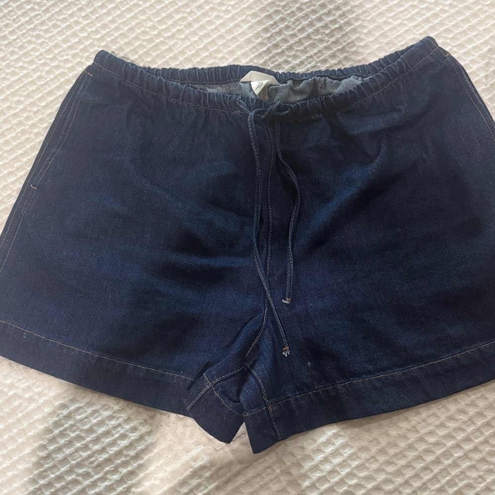 H&M Dark Blue Jean Shorts